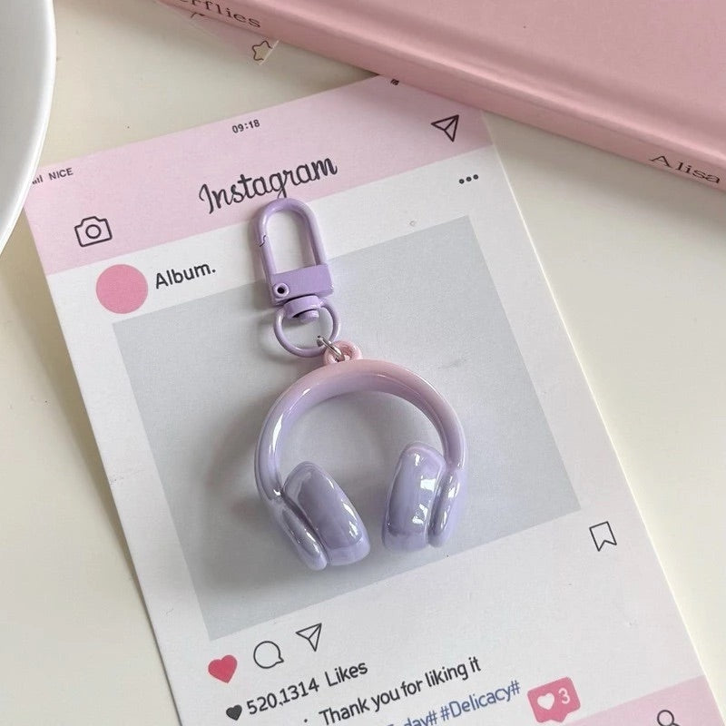 Mini Headphone Model Keychain