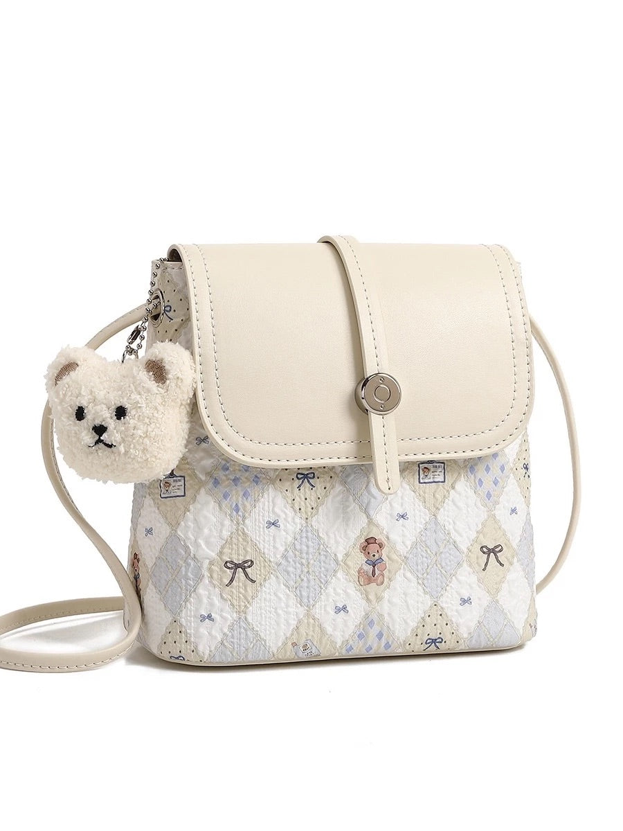 Leather Bear Bag [No Bag Charm]