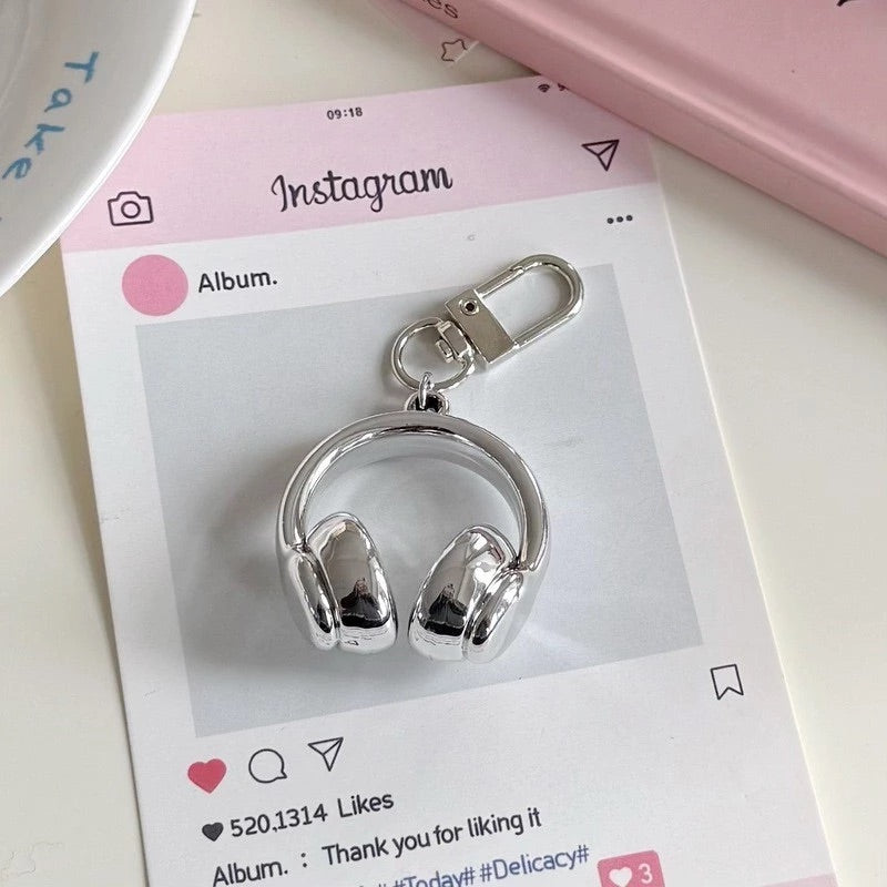 Mini Headphone Model Keychain