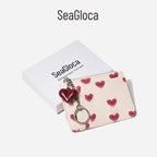 [SeaGloca] Heart-Print Card Holders