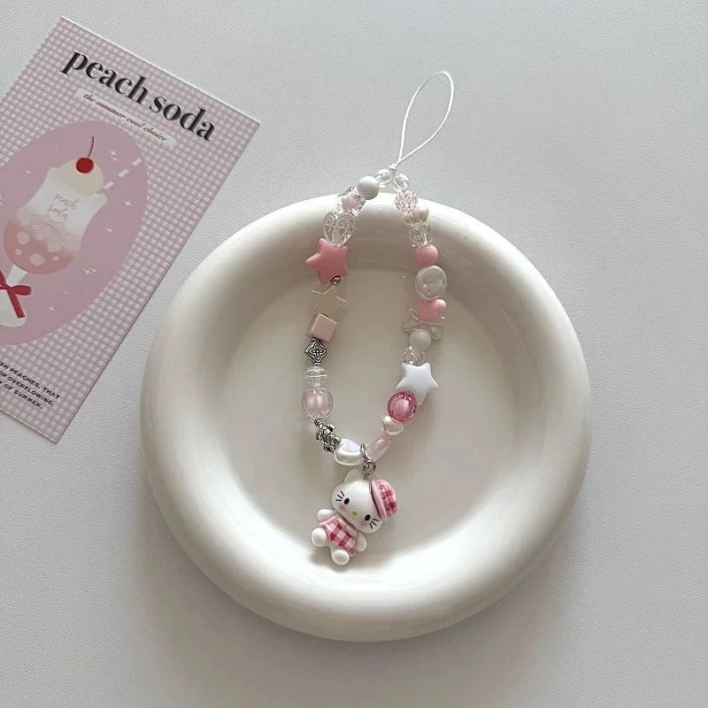 Hello Kitty "Gingham Dreams" Phone Charm/Keychain