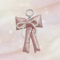Dainty Silk Ribbon Bow Bag Charm