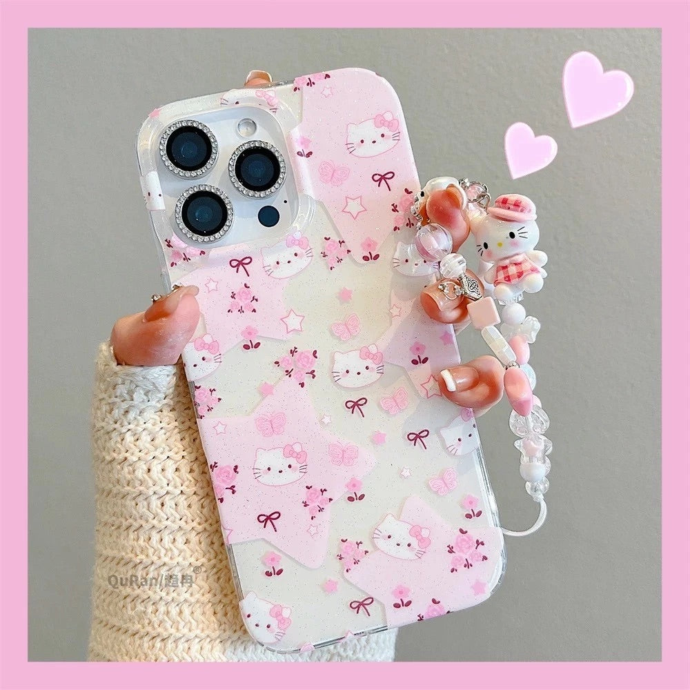 Hello Kitty "Gingham Dreams" Phone Charm/Keychain