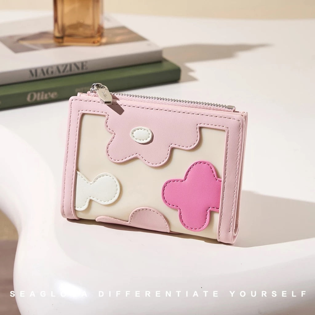 [SeaGloca] Petal-Pop Bifold Wallet