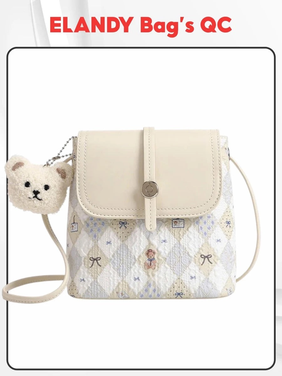 Leather Bear Bag [No Bag Charm]