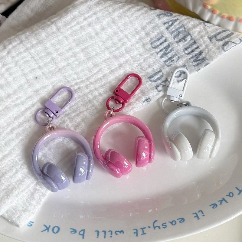 Mini Headphone Model Keychain