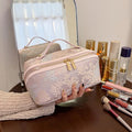 Imperial Blossom Embroidered Makeup Bag