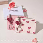 [SeaGloca] Heart-Print Card Holders