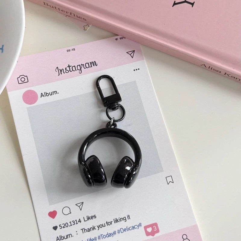 Mini Headphone Model Keychain