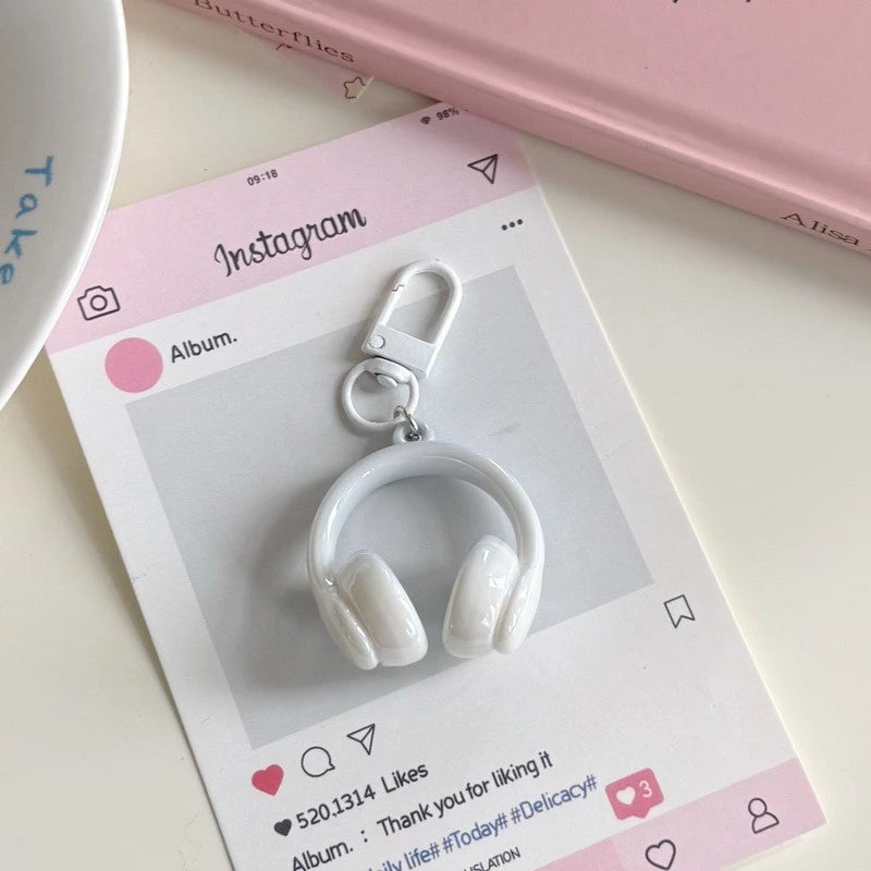 Mini Headphone Model Keychain